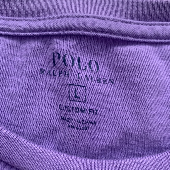 Polo by Ralph Lauren Purple Short Sleeve T Shirt- Size Large - Picture 3 of 10